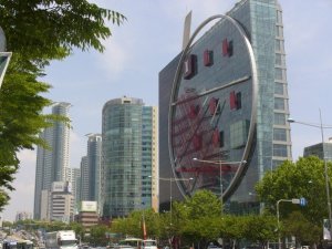 Skyscrapers across from COEX mall, Kangnam