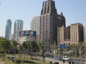 Western architecture in People's Square