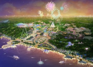Vision of the future Shanghai Disneyland.