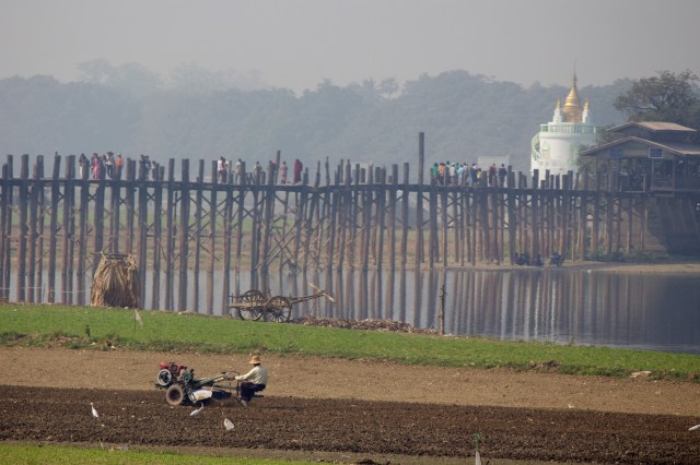 U Bein Bridge, Mandalay 